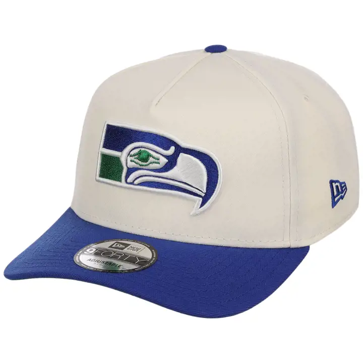 SEATTLE SEAHAWKS NFL LHD Casquette courbée classique 9FORTY AF CHROME/RB