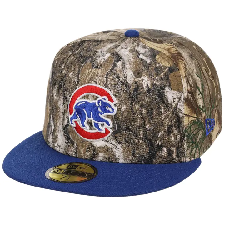 Chicago Cubs MLB LHD Realtree OTC 59FIFTY CAMO/RBL/GRY