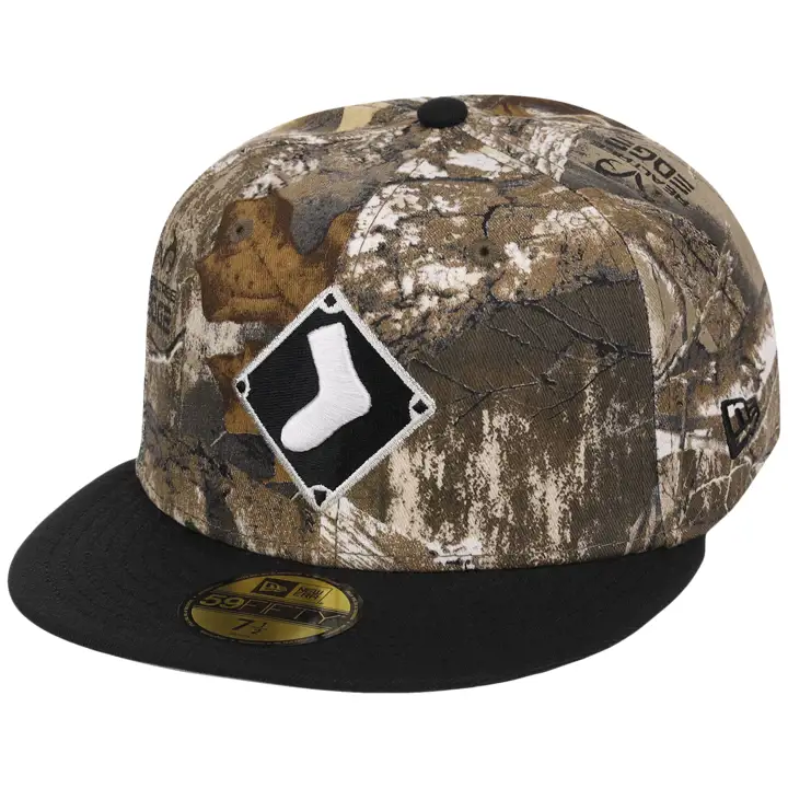Chicago White Sox MLB Gaucher Realtree OTC 59FIFTY CAMO/NOIR/GRIS