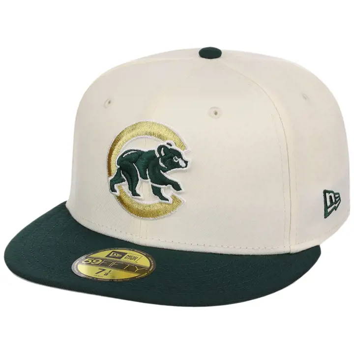 Casquette 59FIFTY MLB Chicago Cubs Chrome Forest Gold CHROME/DKGRN/GRY