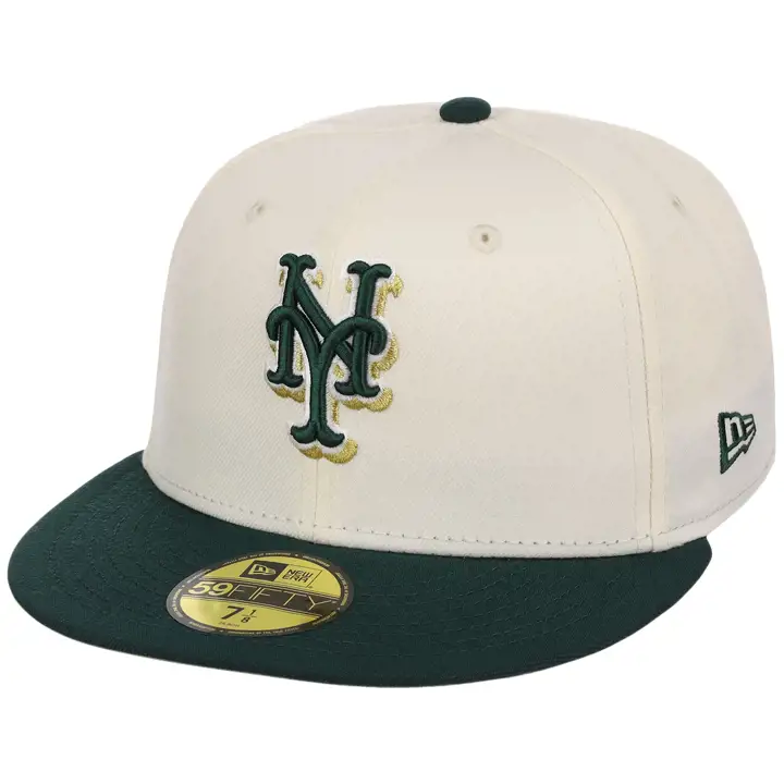 Casquette 59FIFTY Chrome Forest Gold MLB des New York Mets CHROME/DKGRN/GR