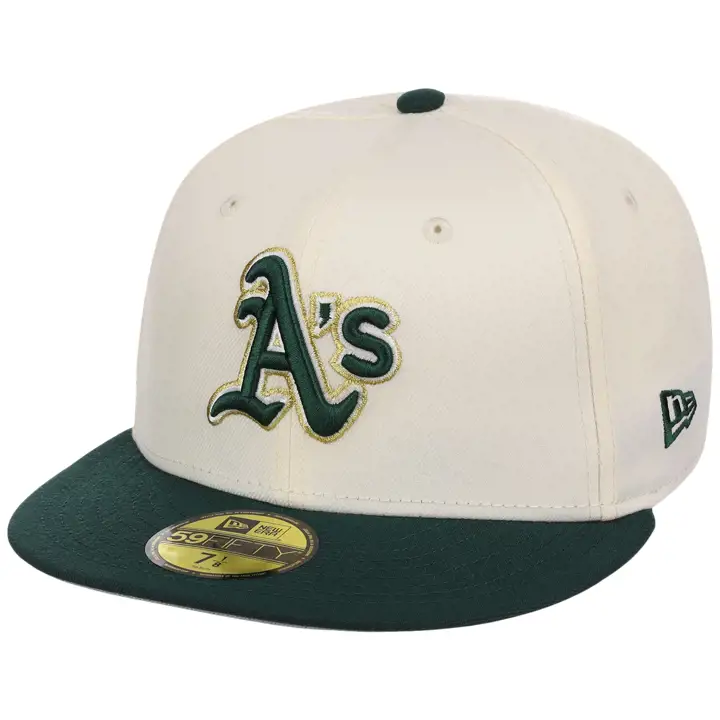 Oakland Athletics MLB Chrome Forest Gold 59FIFTY CHROME/DKGR