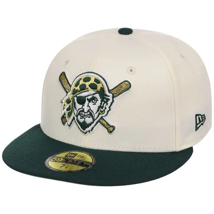Pittsburgh Pirates MLB Chrome Forest Gold 59FIFTY CHROME/DKG