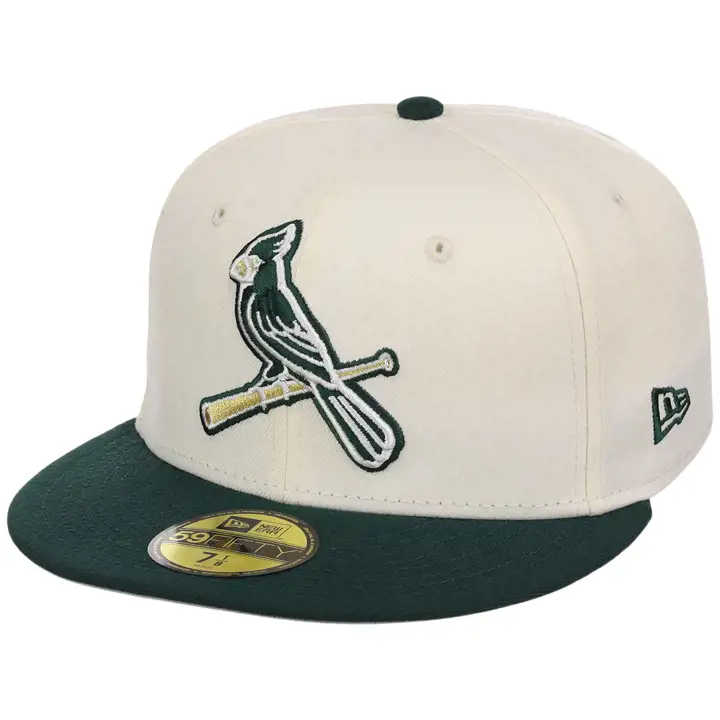 St. Louis Cardinals MLB Chrome Forest Gold 59FIFTY CHROME/DK