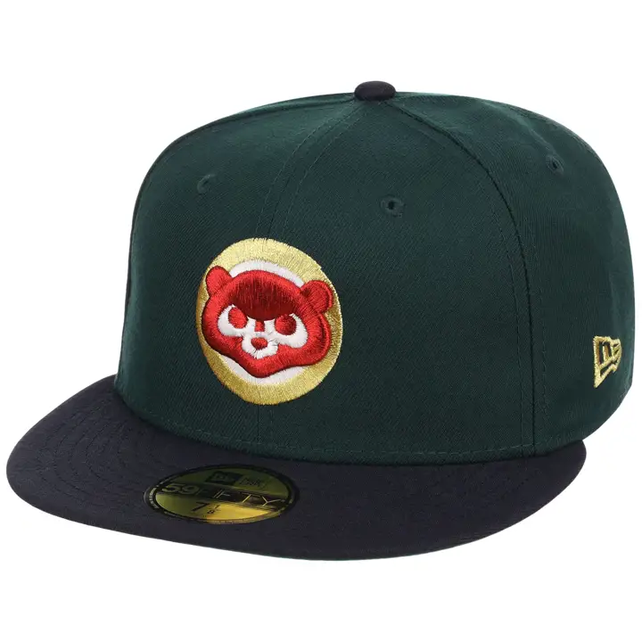 Chicago Cubs MLB GAUCHER CHI Local Green Bear 59FIFTY DKGRN/NAVY
