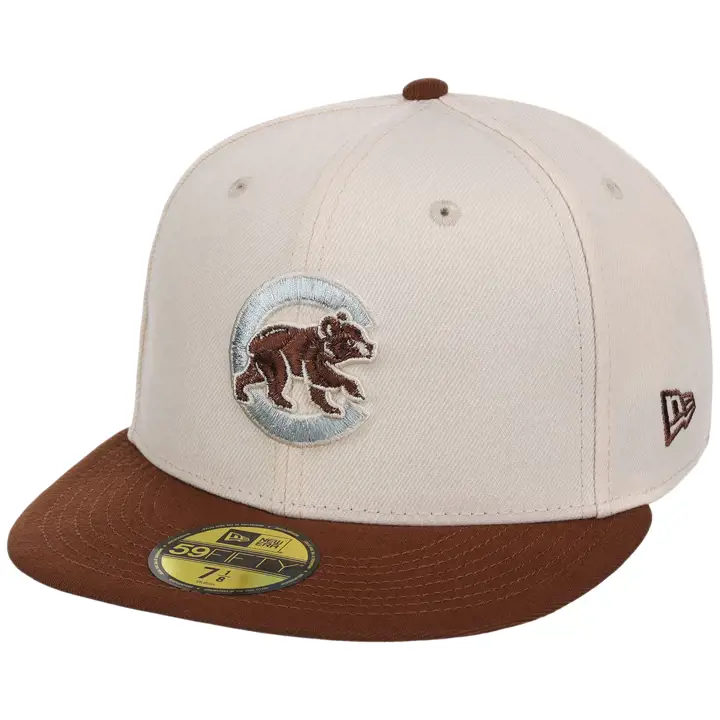 CHICAGO CUBS MLB FA26CP Crème d'Auburn 59FIFTY BLANC CASSÉ/MARRON/GRIS