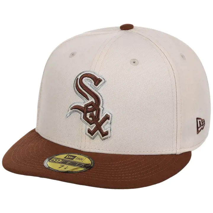 CHICAGO WHITE SOX MLB FA26CP Crème Auburn 59FIFTY BLANC CASSÉ/MARRON
