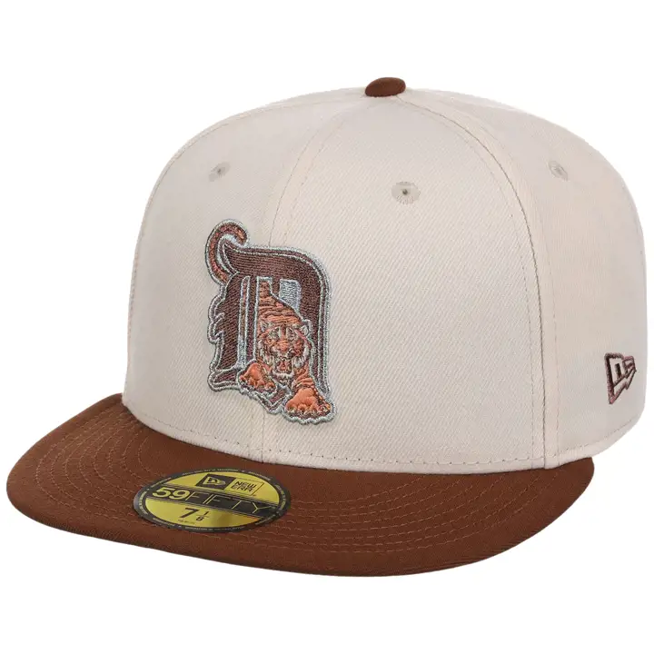 DETROIT TIGERS MLB FA26CP Auburn Cream 59FIFTY OFFWHT/BRN/GR