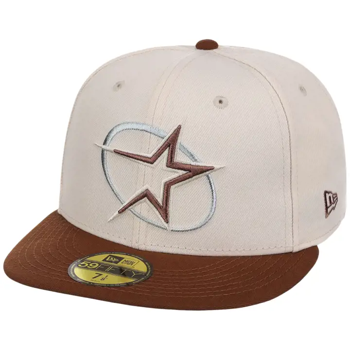 HOUSTON ASTROS MLB FA26CP Crème auburn 59FIFTY BLANC CASSÉ/MARRON/GR
