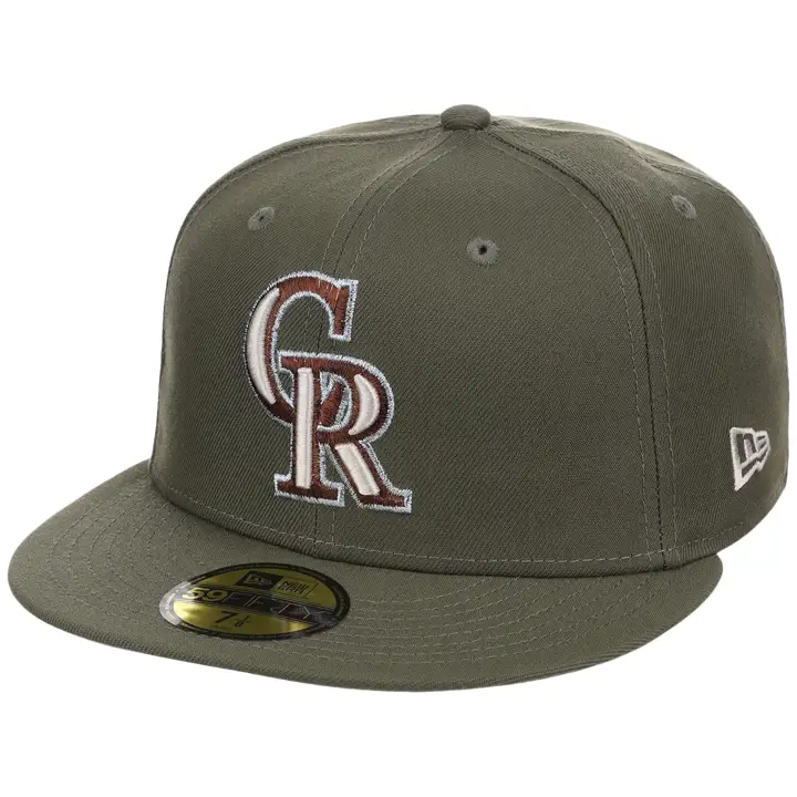 COLORADO ROCKIES MLB FA26CP Olive Alloy 59FIFTY OLV/OLV/GRY