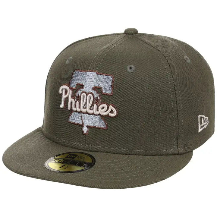 PHILADELPHIA PHILLIES MLB FA26CP Olive Alloy 59FIFTY OLV/OLV