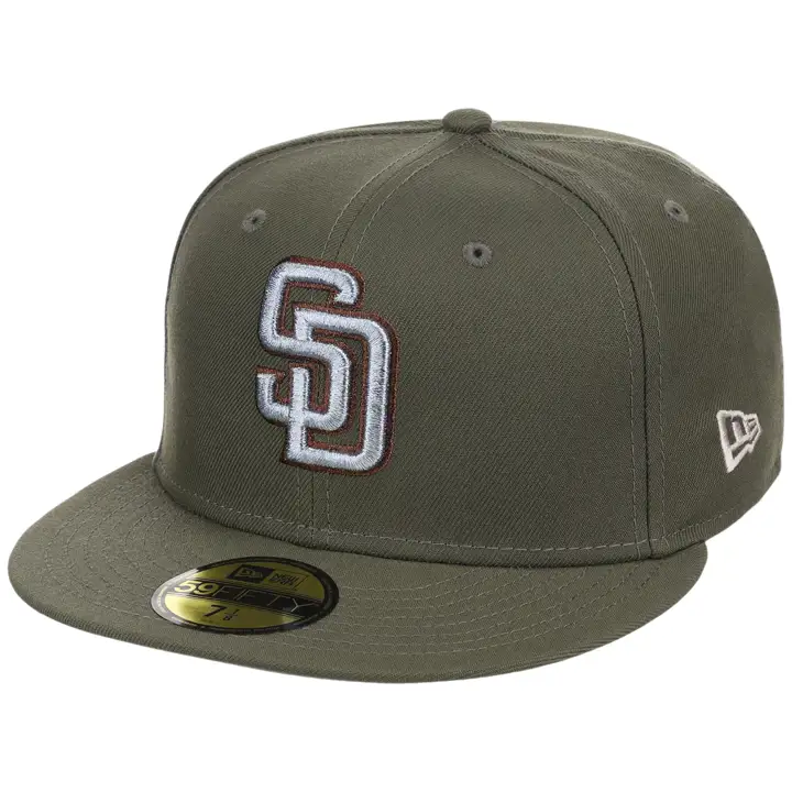 SAN DIEGO PADRES MLB FA26CP Olive Alloy 59FIFTY OLV/OLV/GRY