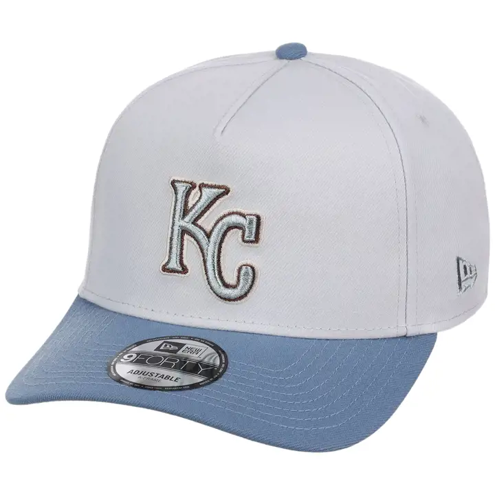 KANSAS CITY ROYALS MLB FA26CP Faded Spur 9FORTY AF SILV/BLEU