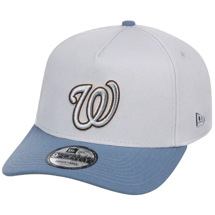 WASHINGTON NATIONALS MLB FA26CP Casquette 9FORTY AF SILV/BL délavée