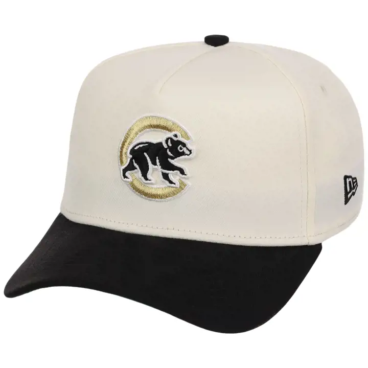 CASQUETTE 9FORTY CUBS DE CHICAGO MLB CHROME DAIM NOIR CHROME/NOIR/VERT FONCÉ