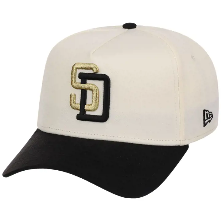 SAN DIEGO PADRES MLB Chrome Blk Suede 9FORTY AF CHROME/BLK/K