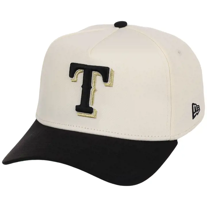 TEXAS RANGERS MLB Chrome Daim Noir 9FORTY AF CHROME/NOIR/VERT FONCÉ