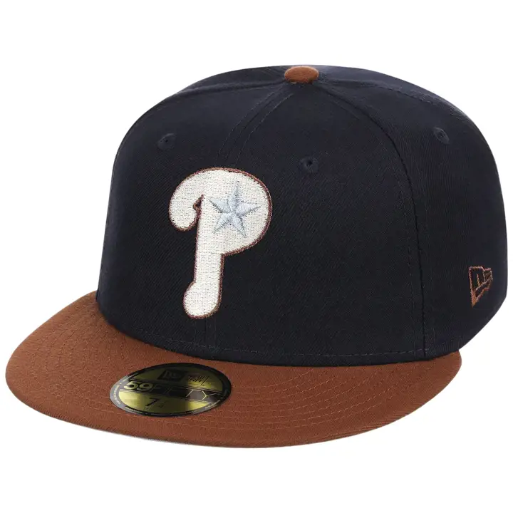 Casquette 59FIFTY LHD Philadelphia Phillies MLB FA26CP marine et auburn