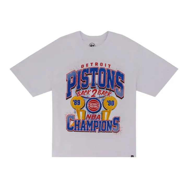 T-Shirt Fondation 3X Champions DETROIT PISTONS BLA/BLA
