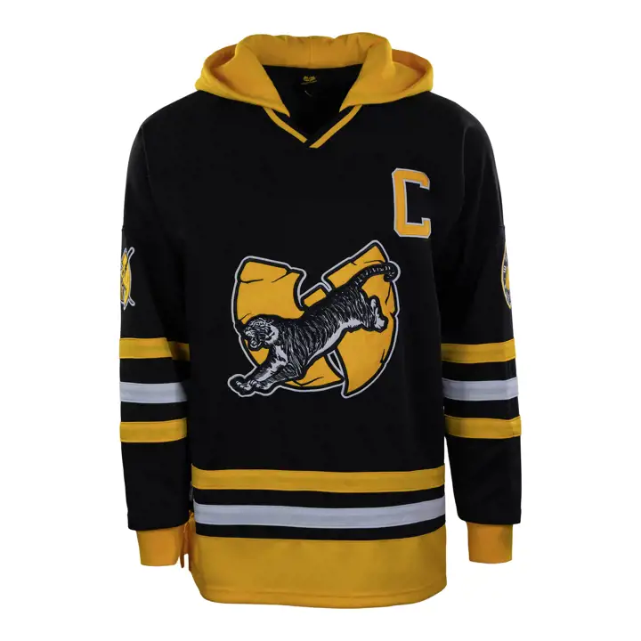 LHD Wu Tang Hoodie Maillot de hockey noir/jaune