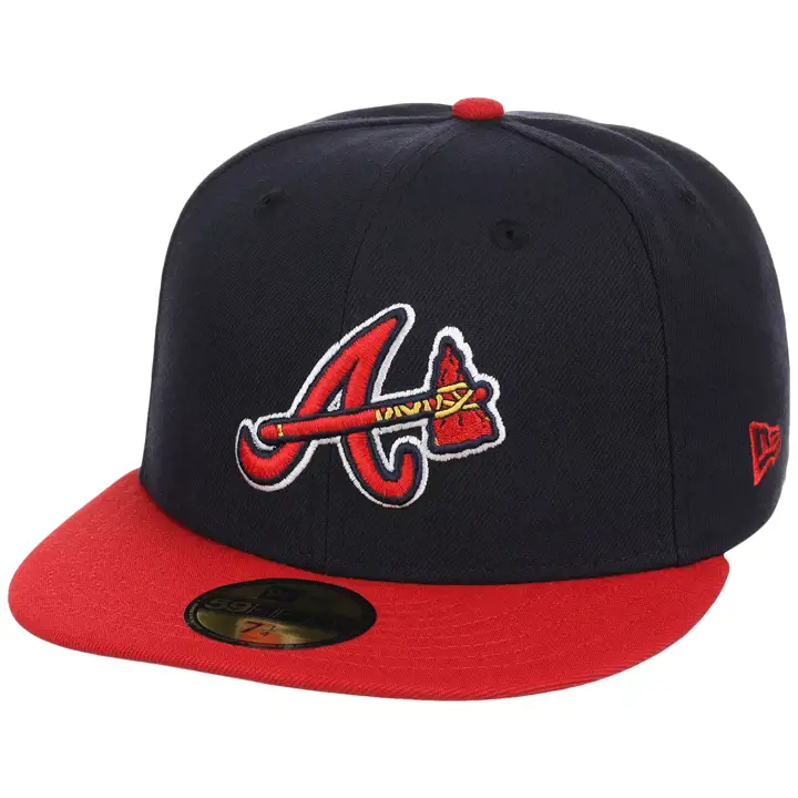ATLANTA BRAVES MLB Cooperstown AC 59FIFTY NAVY/RED/GRY