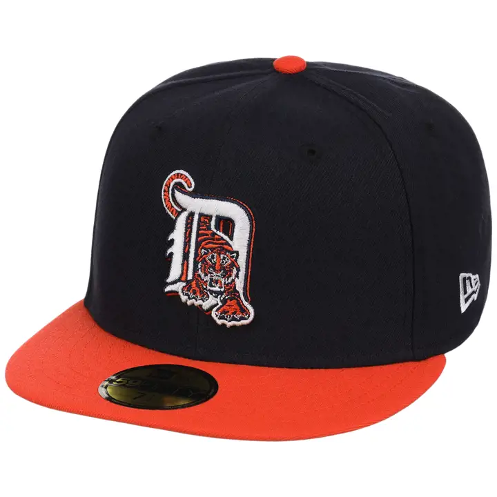 DETROIT TIGERS MLB Cooperstown AC 59FIFTY MARINE/ORANGE/GRIS