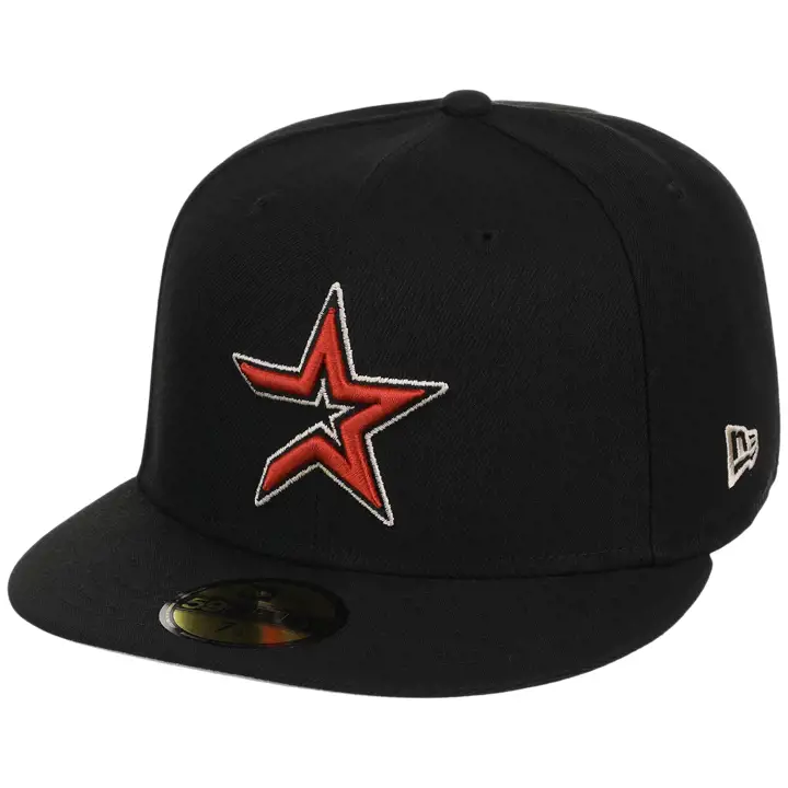 HOUSTON ASTROS MLB Cooperstown AC 59FIFTY BLK/BLK/GRY