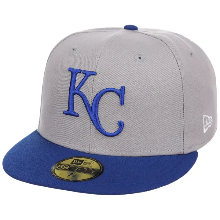 KANSAS CITY ROYALS MLB Cooperstown AC 59FIFTY GRY/RBL/GRY