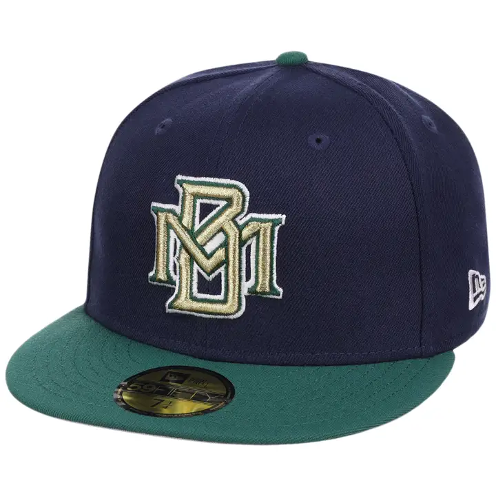 MILWAUKEE BREWERS MLB Cooperstown AC 59FIFTY MARINE/VERT/GRIS