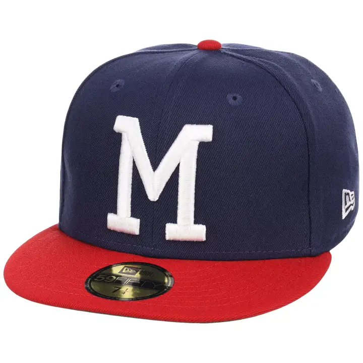 CASQUETTE MILWAUKEE BREWERS MLB Cooperstown AC 59FIFTY MARINE/ROUGE/VERT FONCÉ