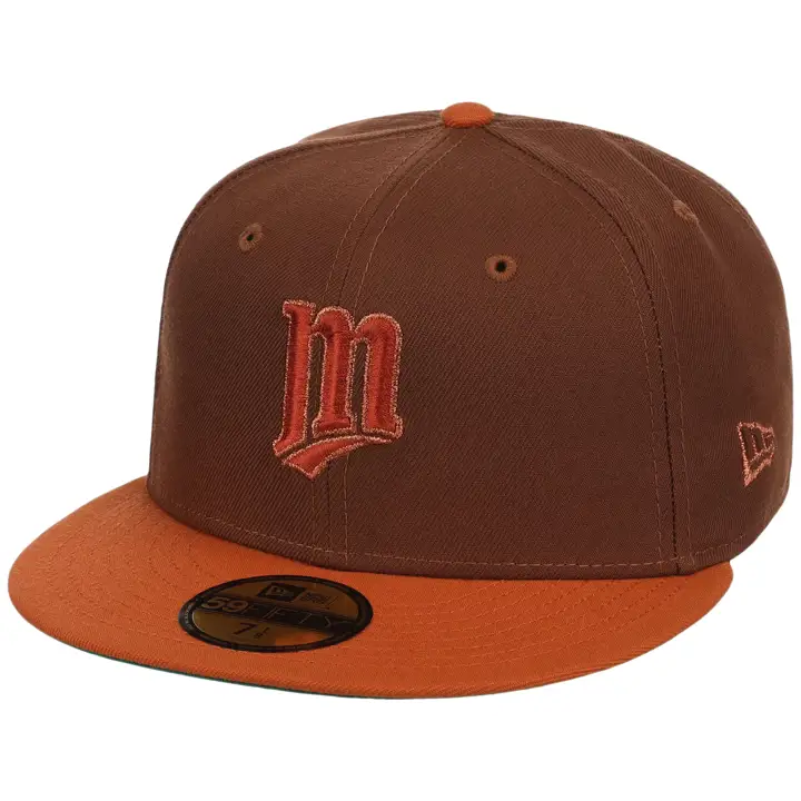 Casquette 59FIFTY MLB des Minnesota Twins LHD Copper Harvest BRN/ORG/KGRN