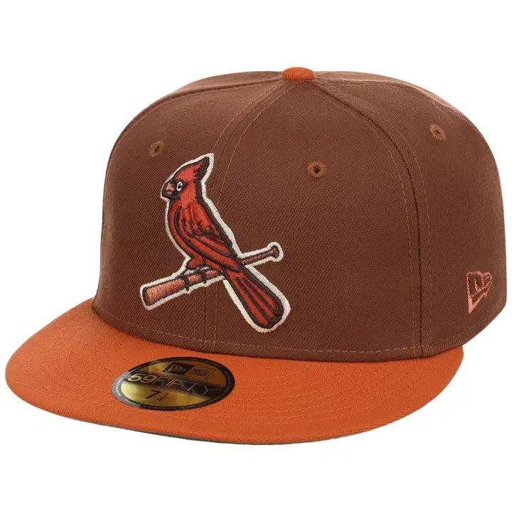 St. Louis Cardinals MLB GAUCHE Récolte Cuivre 59FIFTY BRN/ORG/K