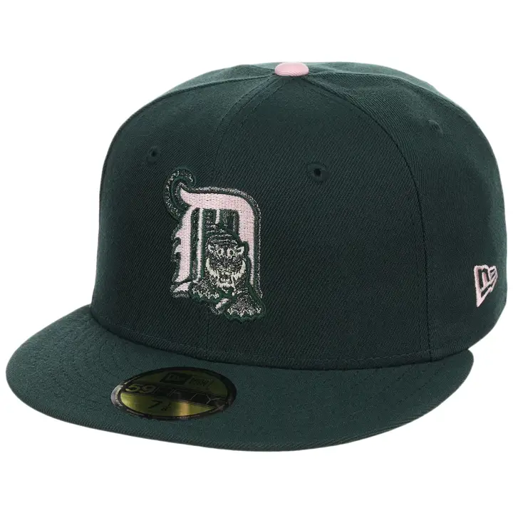 Detroit Tigers MLB LHD Emerald Bloom 59FIFTY VERN/VERN/ROSE