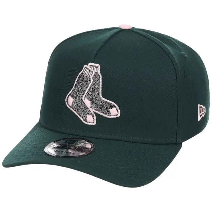 Boston Red Sox MLB LHD Emerald Bloom 9FORTY AF DKGRN/DKGRN/P