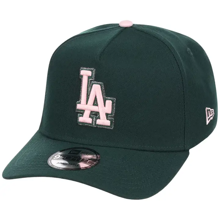 Los Angeles Dodgers MLB LHD Vert Émeraude Bloom 9FORTY AF VFC/FN