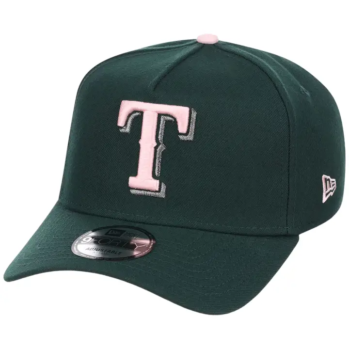 Texas Rangers MLB LHD Emerald Bloom 9FORTY AF DKGRN/DKGRN/PN
