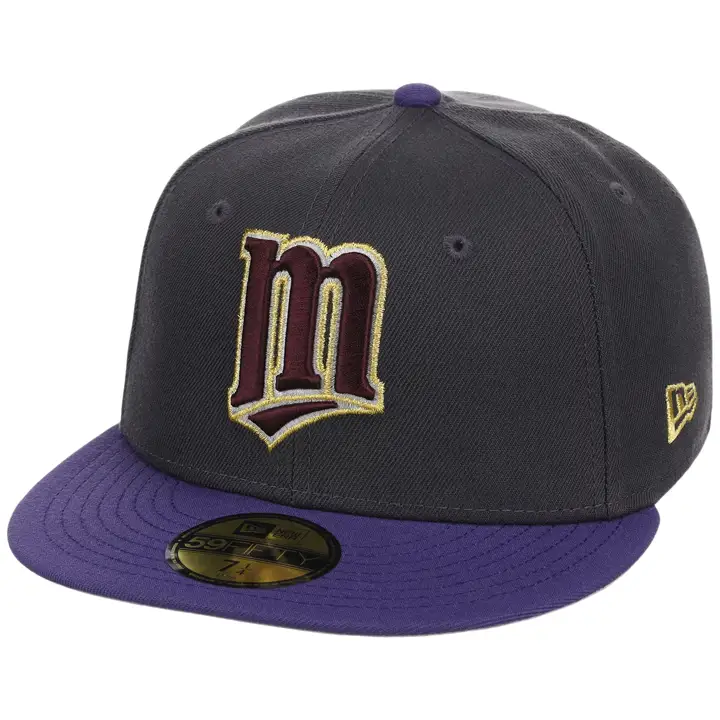 Minnesota Twins MLB GAUCHE Midnight Orchid 59FIFTY GRAPH/VIOLET/GRIS