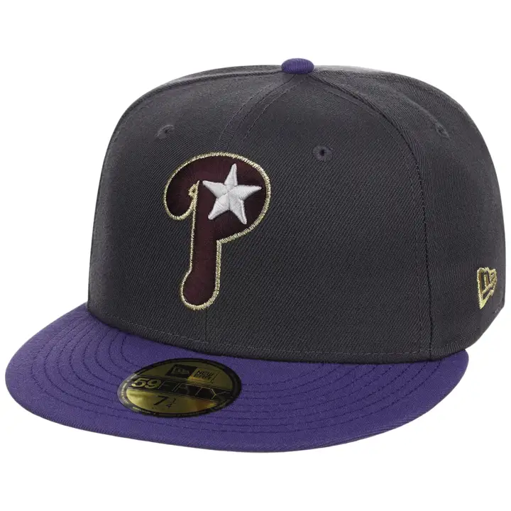 Philadelphia Phillies MLB LHD Midnight Orchid 59FIFTY GRAPH/