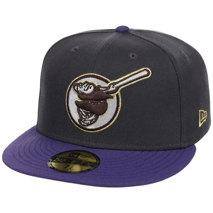 San Diego Padres MLB LHD Midnight Orchid 59FIFTY GRAPH/VIOLET/G