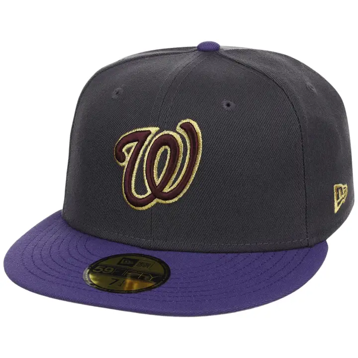Washington Nationals MLB LHD Midnight Orchid 59FIFTY GRAPH/P