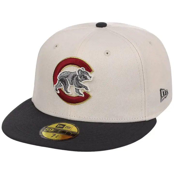 Chicago Cubs MLB LHD Smoke & Merlot 59FIFTY CRÈME/GRAPHITE/GRIS