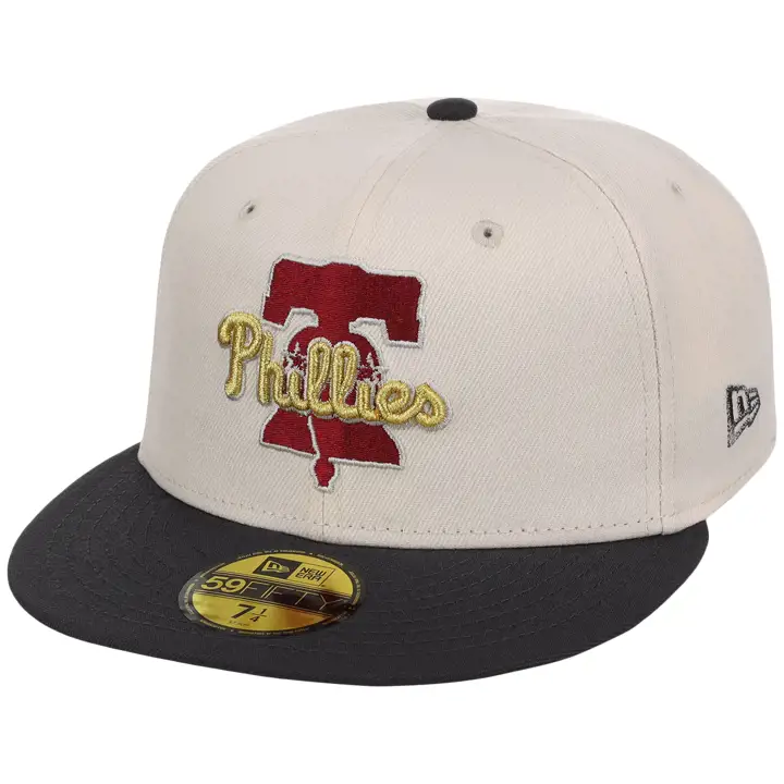 Philadelphia Phillies MLB LHD Smoke & Merlot 59FIFTY CRÈME/O