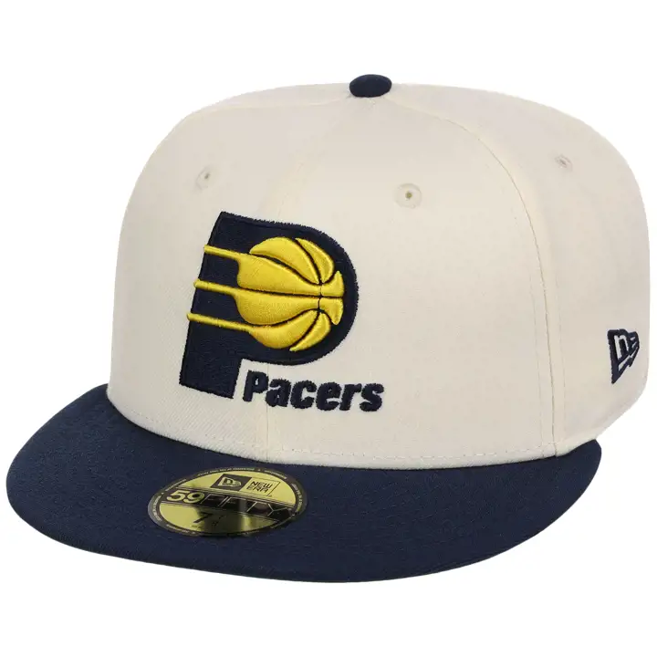 INDIANA PACERS NBA LHD Core Chrome OTC 59FIFTY CHROME/NAVY/K