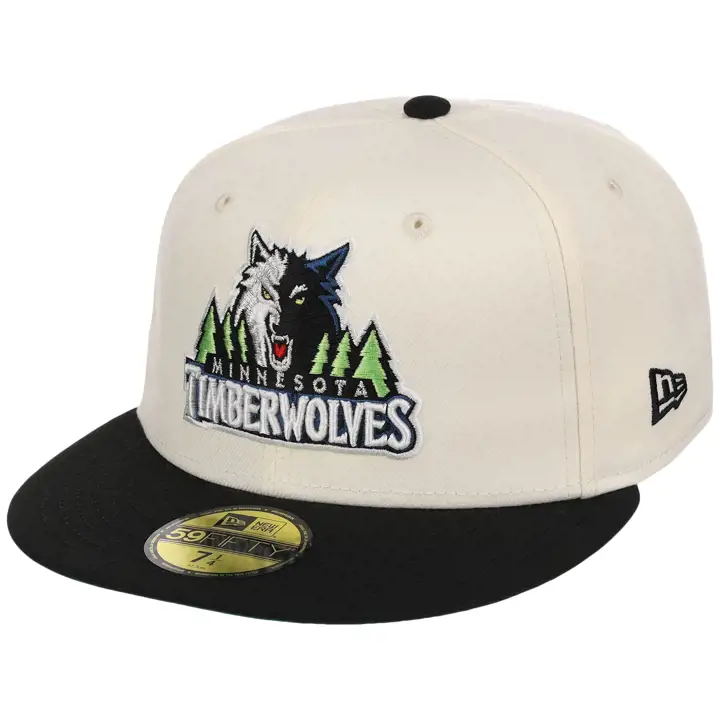 MINNESOTA TIMBERWOLVES NBA LHD Core Chrome OTC 59FIFTY CHROM