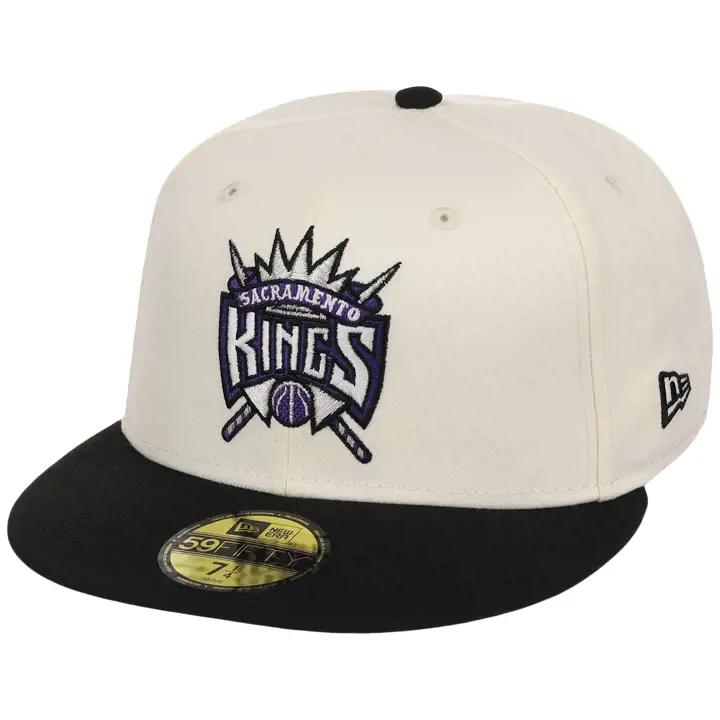 SACRAMENTO KINGS NBA LHD Core Chrome OTC 59FIFTY CHROME/BLK/