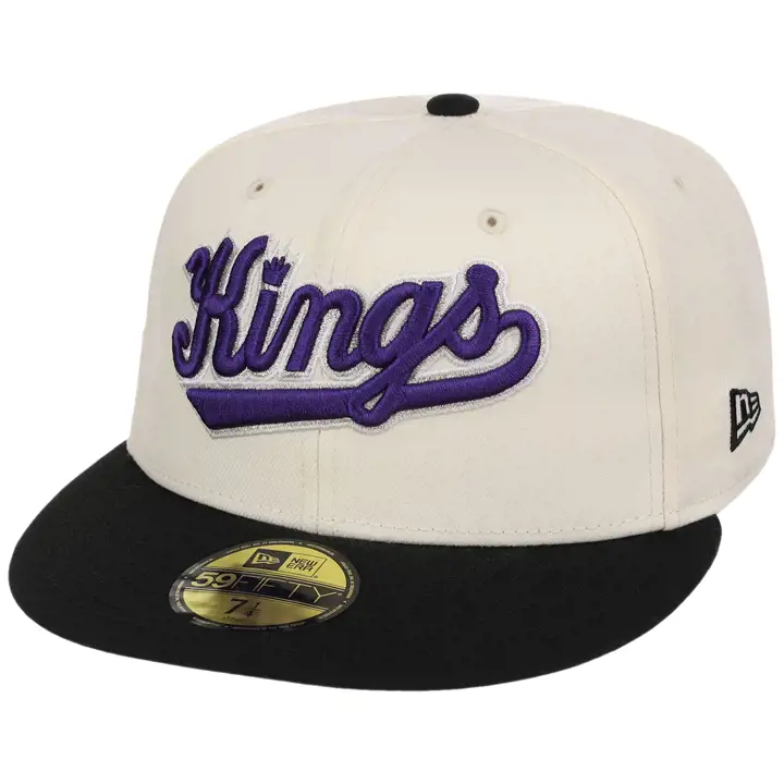 SACRAMENTO KINGS NBA LHD Core Chrome OTC 59FIFTY CHROME/BLK/