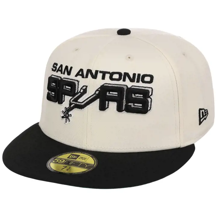 SAN ANTONIO SPURS NBA LHD Core Chrome OTC 59FIFTY CHROME/BLK