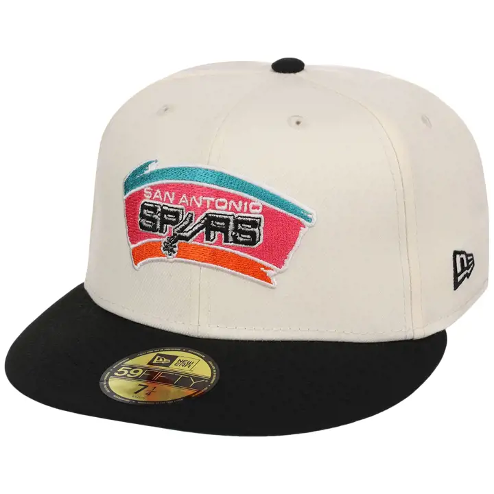SAN ANTONIO SPURS NBA LHD Core Chrome OTC 59FIFTY CHROME/BLK