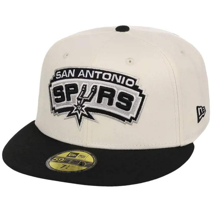 SAN ANTONIO SPURS NBA LHD Core Chrome OTC 59FIFTY CHROME/BLK