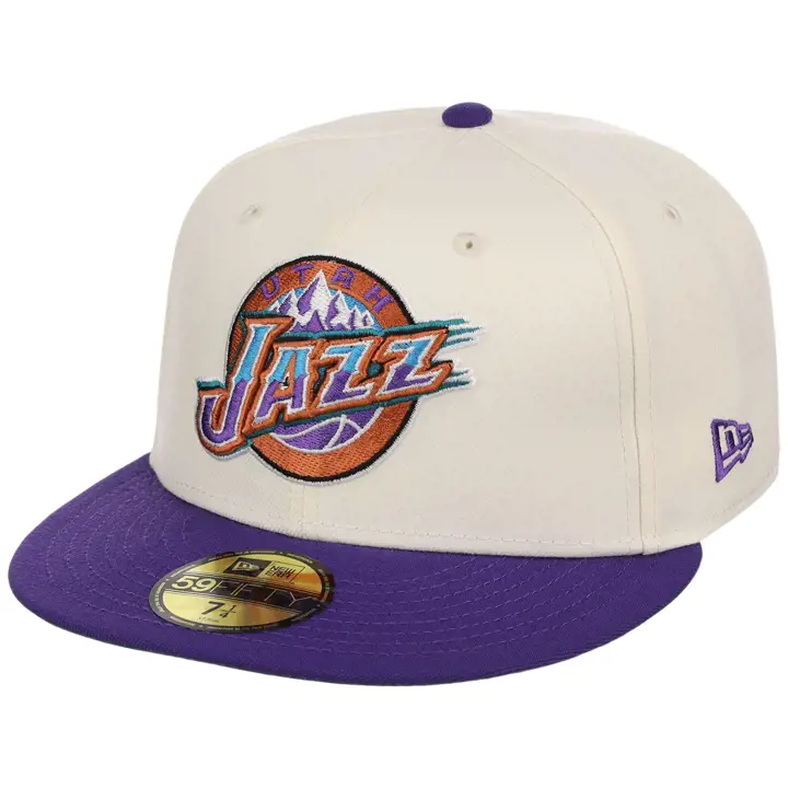 UTAH JAZZ NBA LHD Core Chrome OTC 59FIFTY CHROME/PUR/KGRN